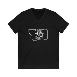 Unisex Jersey Short Sleeve V-Neck Tee
